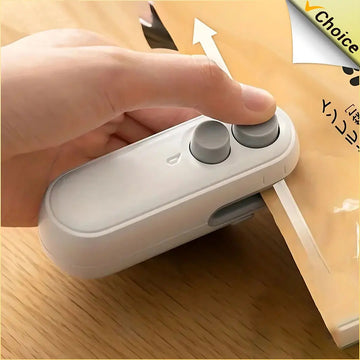 New Portable Mini Sealer 2 In 1 Heat Sealer For Snacks Home