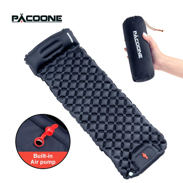 PACOONE Outdoor Camping Sleeping Pad Inflatable