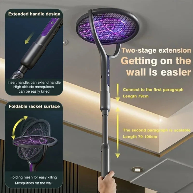 Multi Functional 2-in-1 Mosquito Killer Swatter