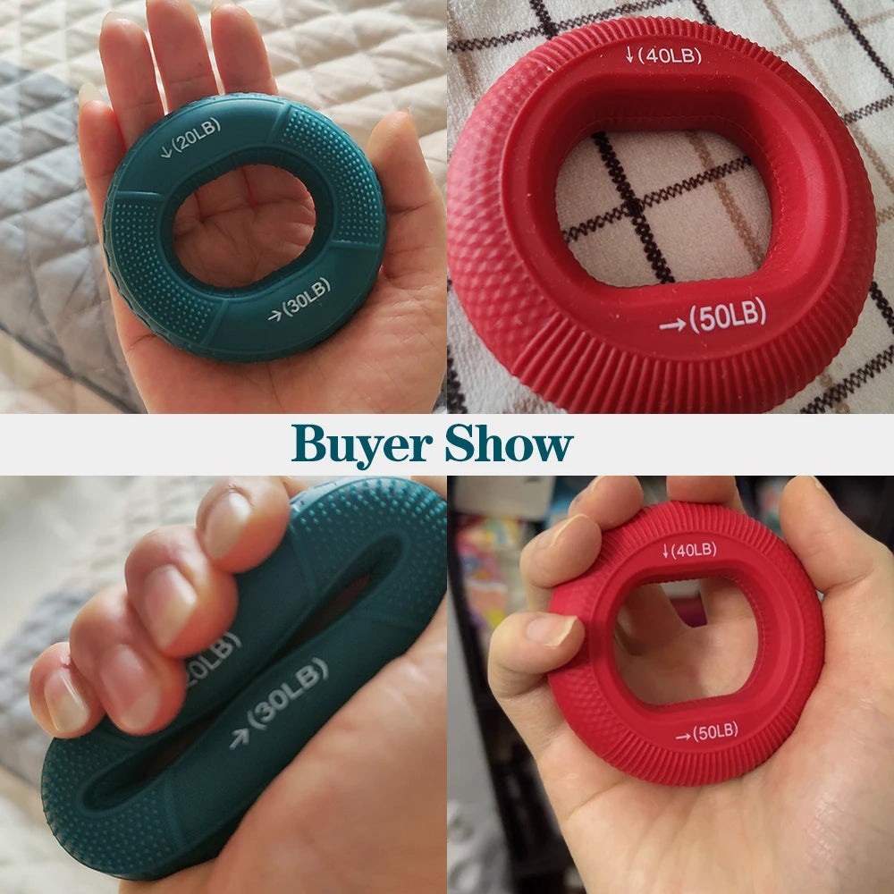 Silicone Finger Gripper Ring Hand Muscle Strengthener Ring