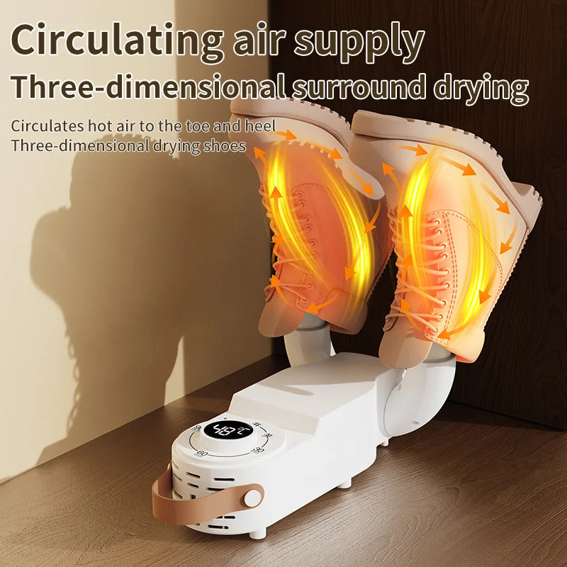Shoe Dryer Intelligent Timer Adjustable Dryer Quick Drying