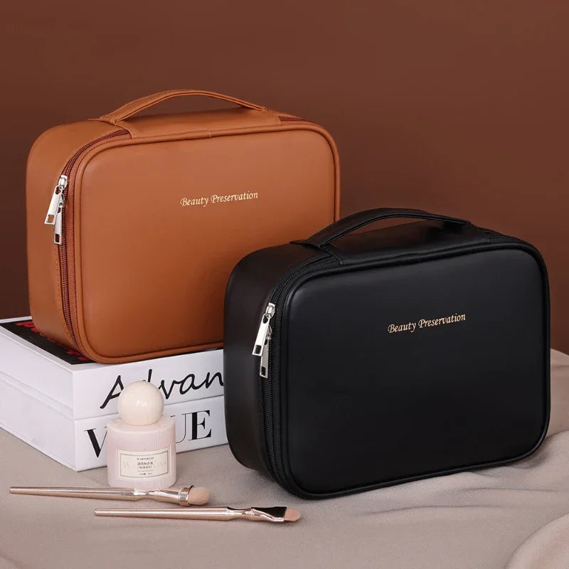 Capacity Luxury Makeup Bag Travel Organizer Essentials Toiletry Bags