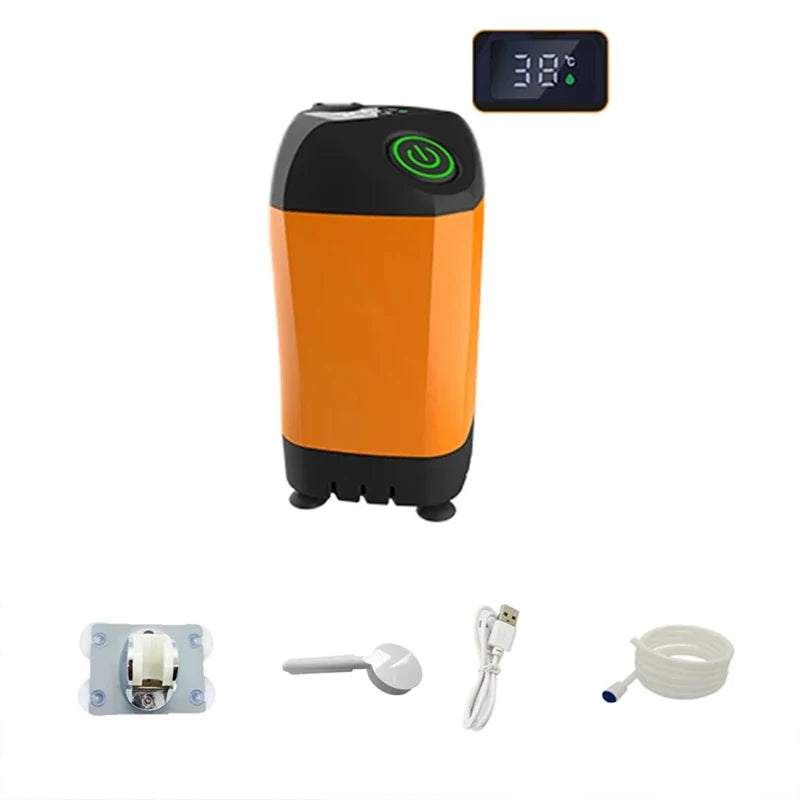 Portable rechargeable electric shower pump USB