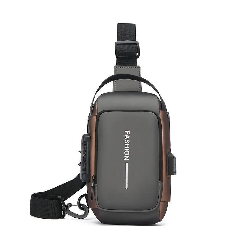 Shoulder bag with phone pocket and zipper closure for everyday travel