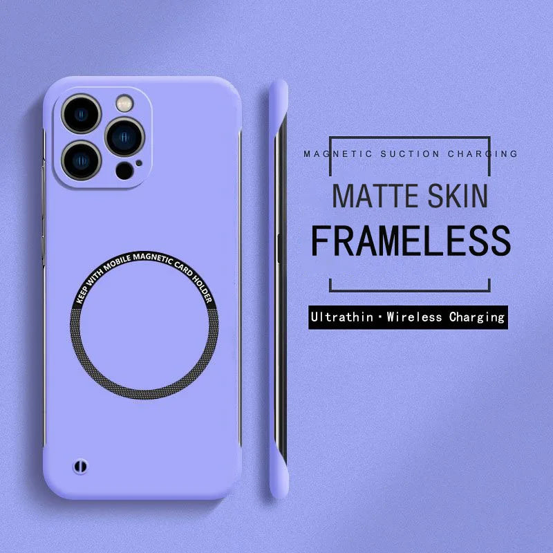 Frameless Magnetic For Magsafe Slim Case For iPhone