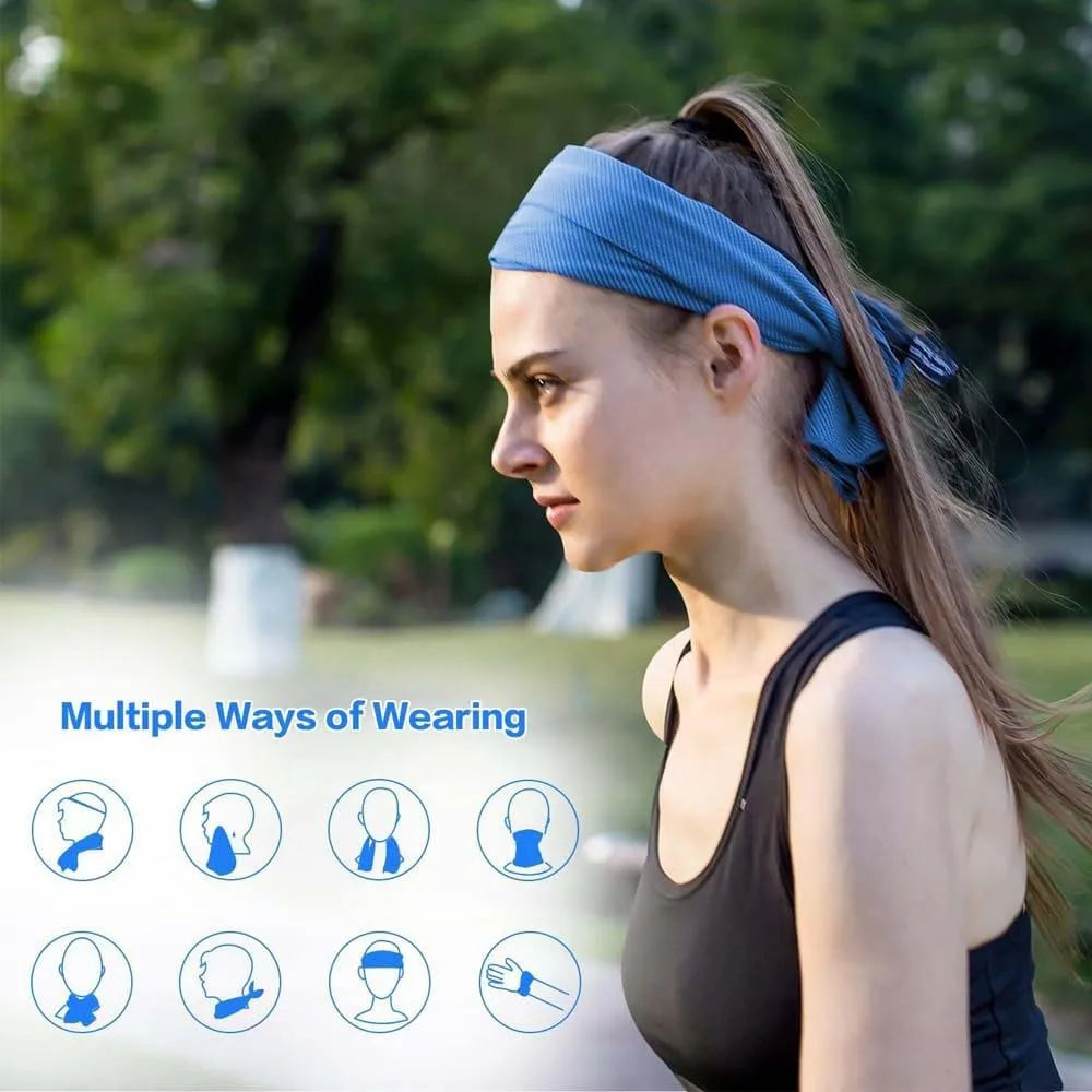 Quick-drying and cooling sports towel set