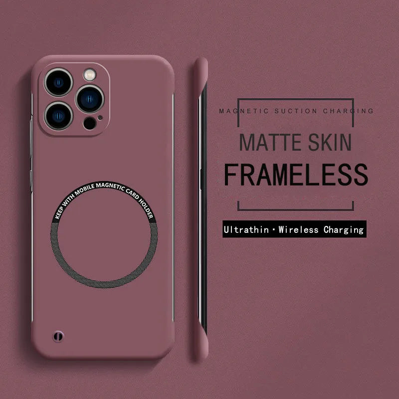 Frameless Magnetic For Magsafe Slim Case For iPhone