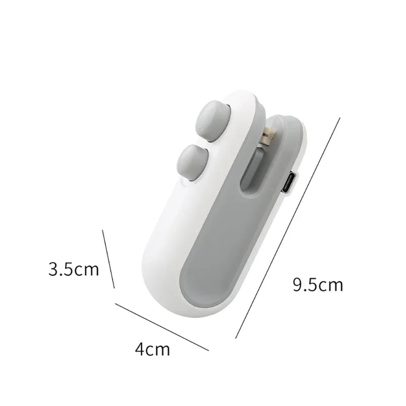 New Portable Mini Sealer 2 In 1 Heat Sealer For Snacks Home