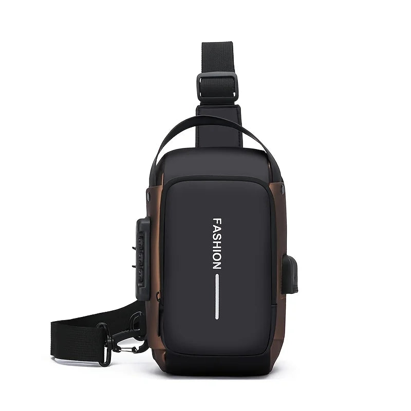 Shoulder bag with phone pocket and zipper closure for everyday travel