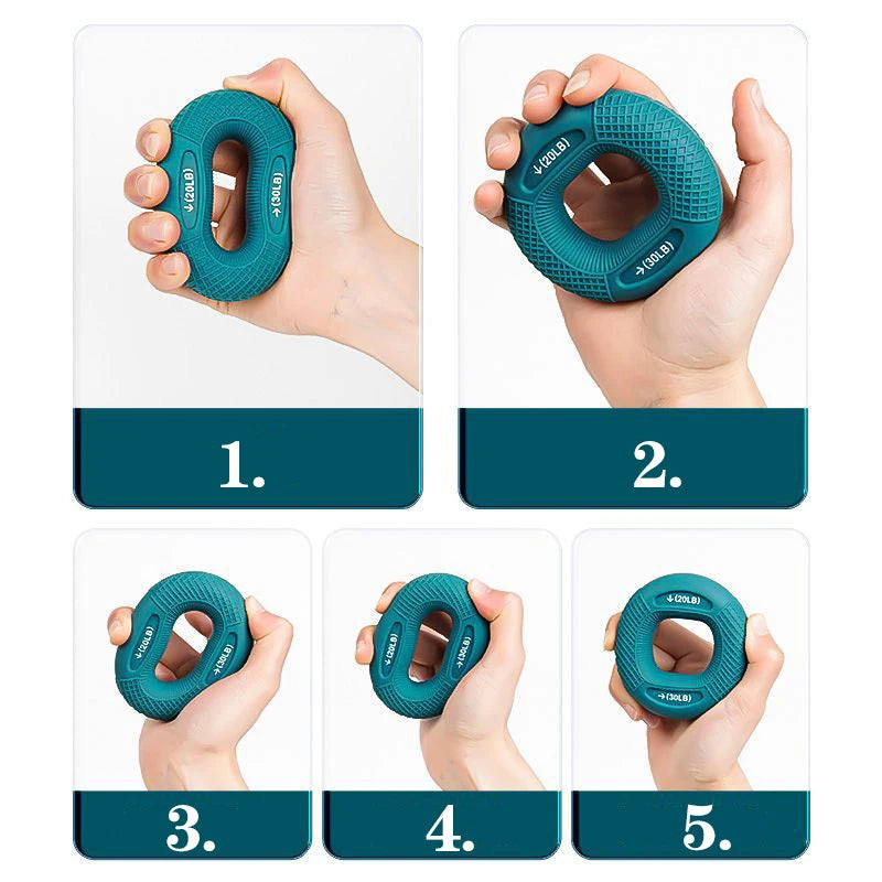 Silicone Finger Gripper Ring Hand Muscle Strengthener Ring