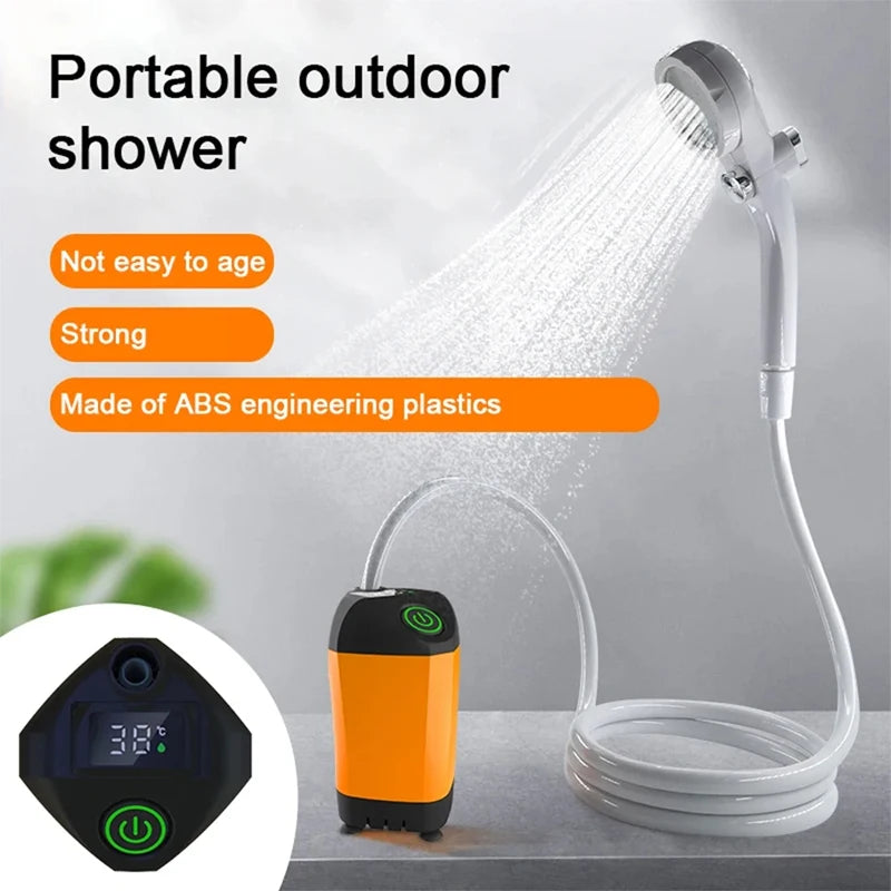 Portable rechargeable electric shower pump USB