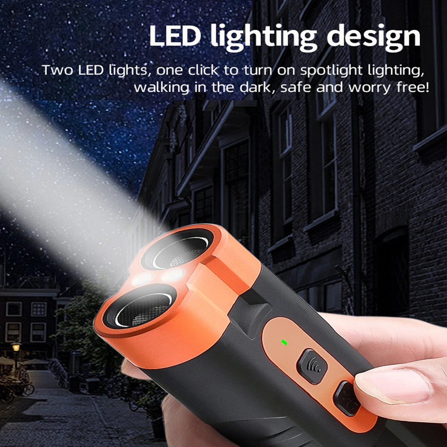 New Dual Head Ultrasonic Dog Repeller