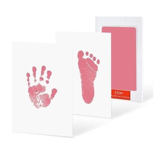 Newborn Baby DIY Hand And Footprint Kit Ink Pads Photo Frame
