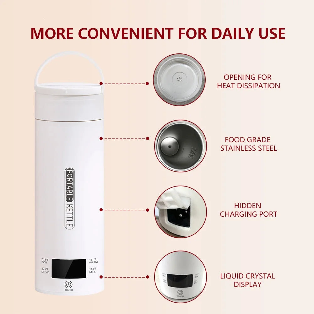 500ML Electric Kettles Portable