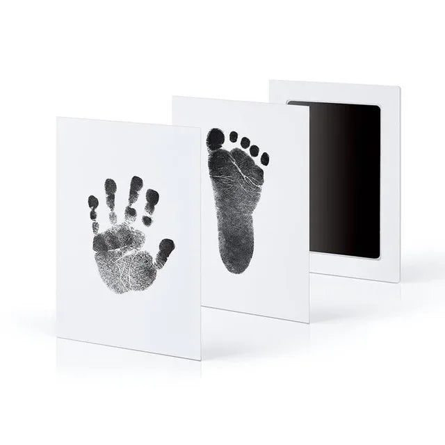 Newborn Baby DIY Hand And Footprint Kit Ink Pads Photo Frame