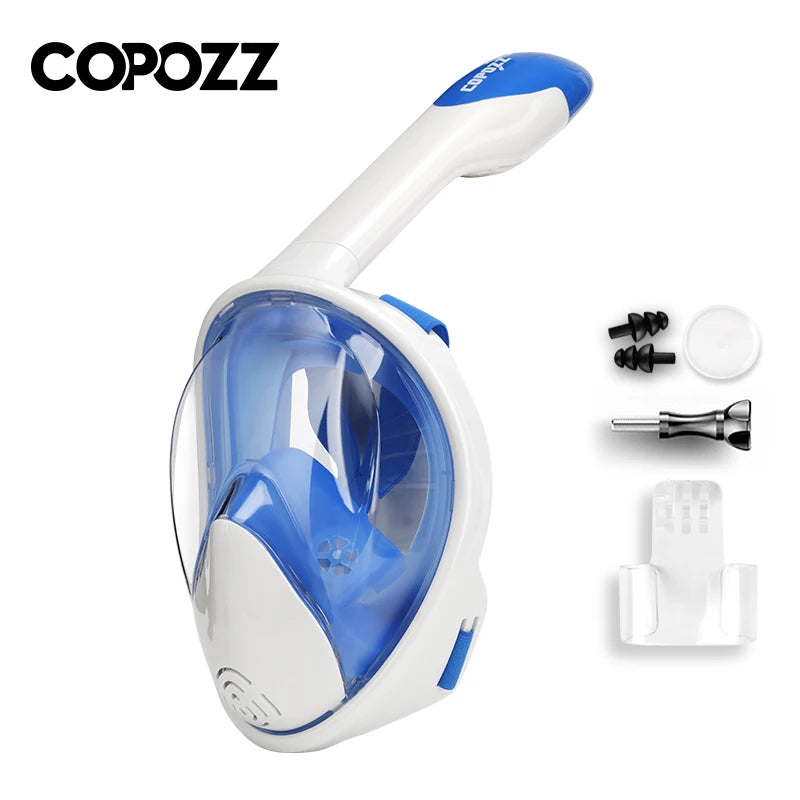 COPOZZ Full Face Scuba Diving Mask Anti Fog