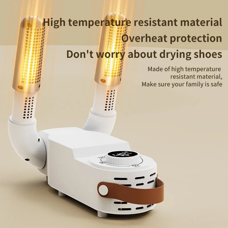 Shoe Dryer Intelligent Timer Adjustable Dryer Quick Drying