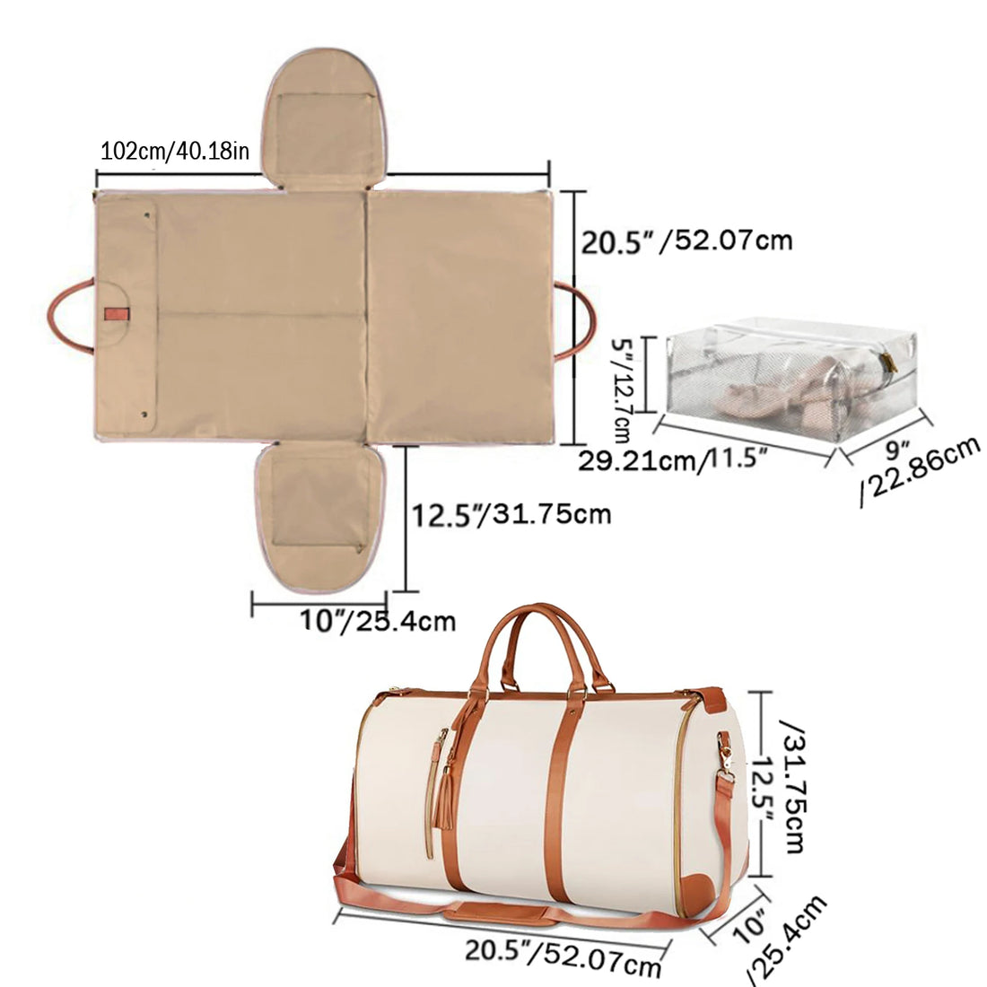 Foldable Women's Travel