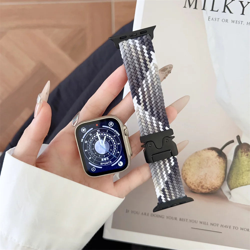 Braided Solo Loop Strap For Apple watch