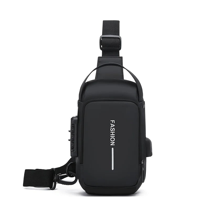 Shoulder bag with phone pocket and zipper closure for everyday travel