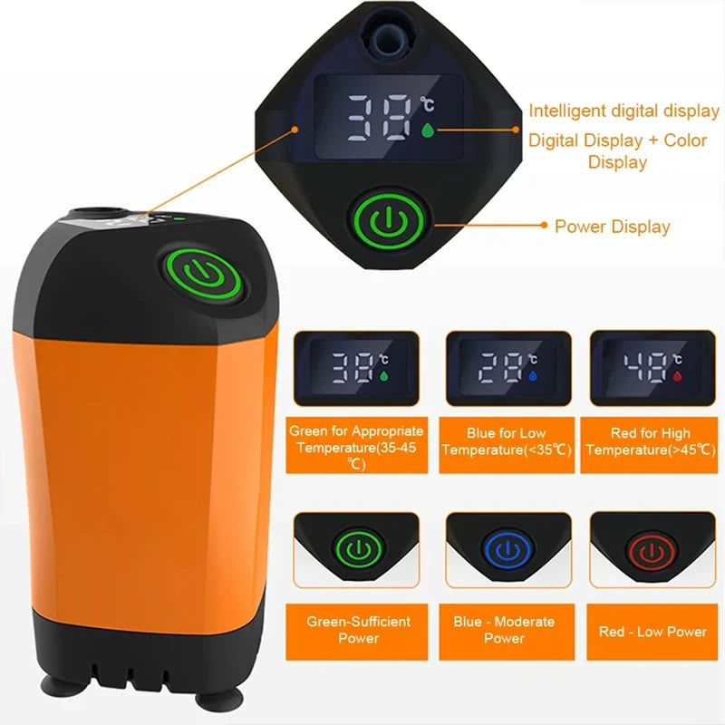 Portable rechargeable electric shower pump USB