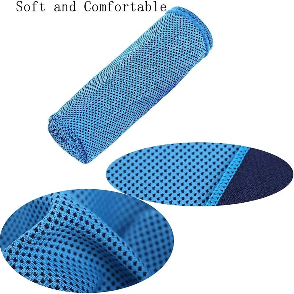 Quick-drying and cooling sports towel set