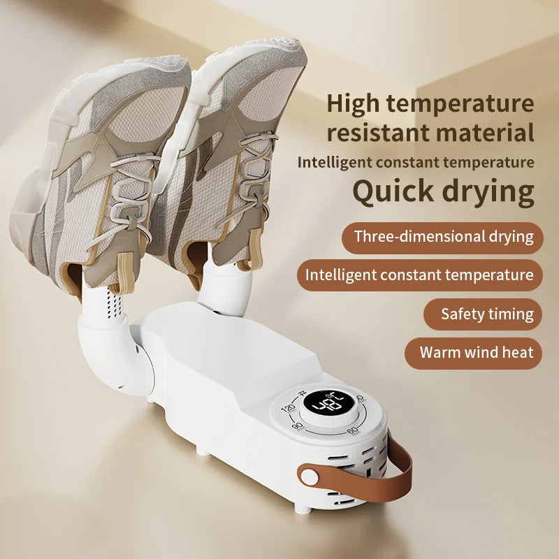 Shoe Dryer Intelligent Timer Adjustable Dryer Quick Drying