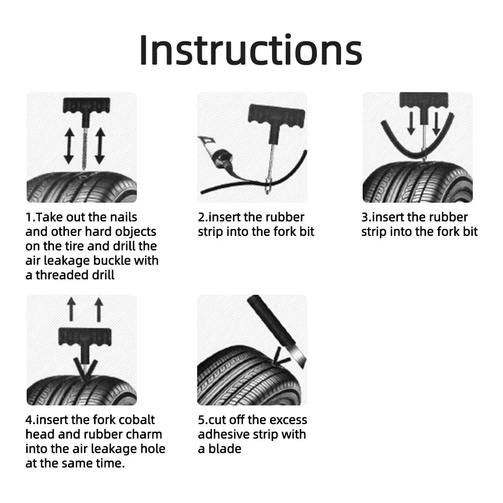 Car Tire Repair Kit Studding Tool
