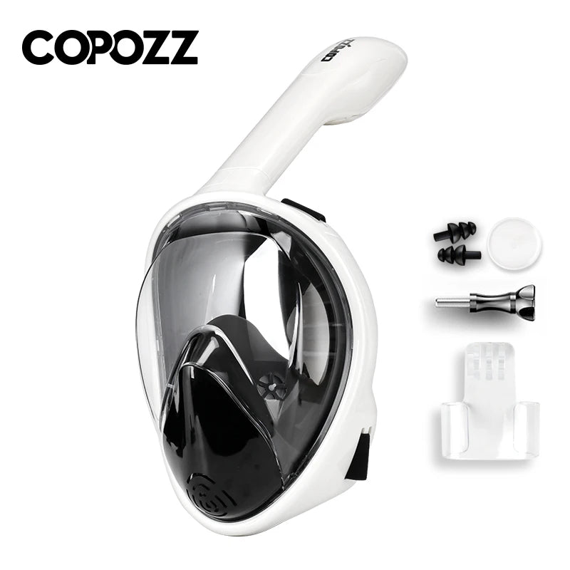 COPOZZ Full Face Scuba Diving Mask Anti Fog