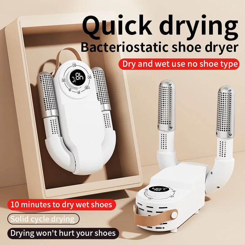 Shoe Dryer Intelligent Timer Adjustable Dryer Quick Drying