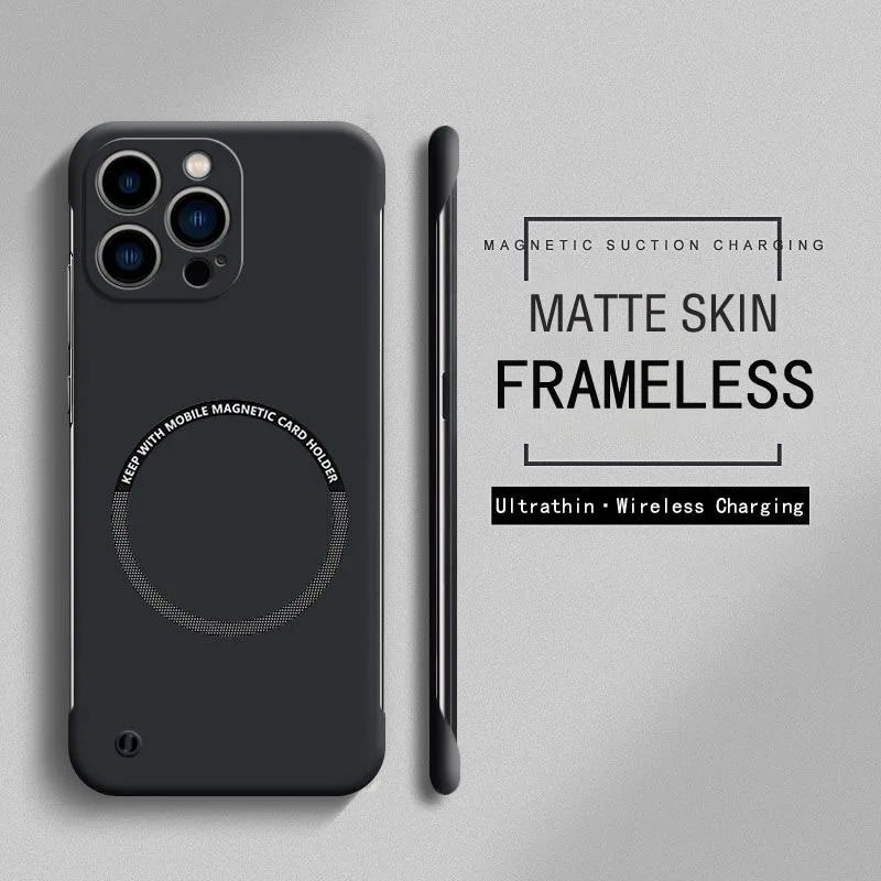 Frameless Magnetic For Magsafe Slim Case For iPhone