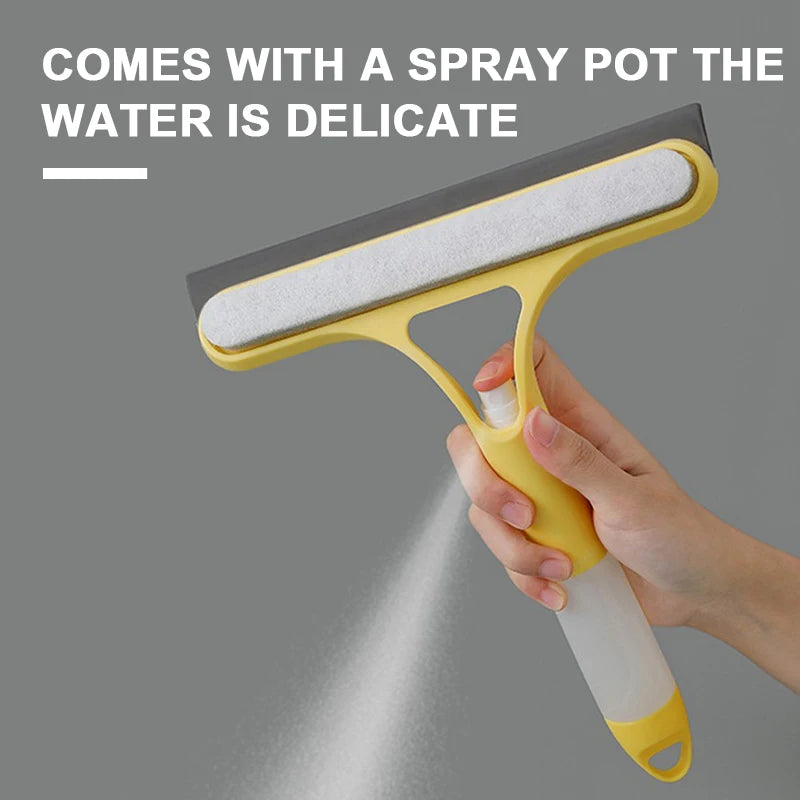 SEAMETAL 3 IN 1 Car Scraper Window Cleaning Wiper Muitifunctional Glass