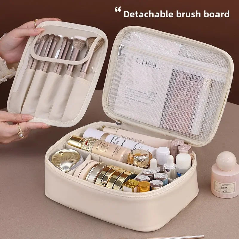 Capacity Luxury Makeup Bag Travel Organizer Essentials Toiletry Bags