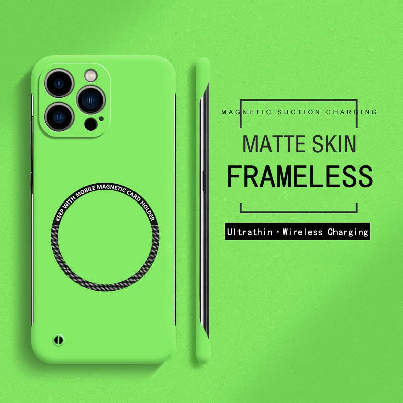 Frameless Magnetic For Magsafe Slim Case For iPhone