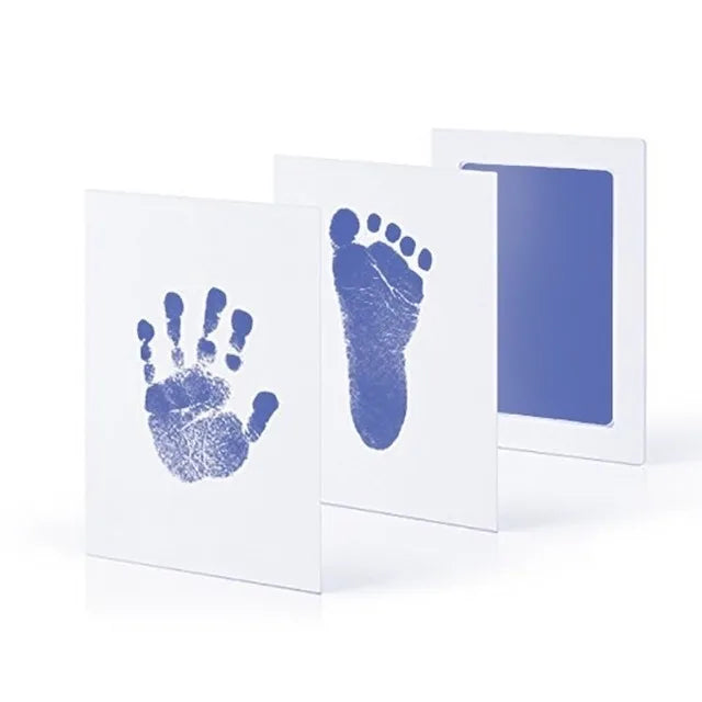 Newborn Baby DIY Hand And Footprint Kit Ink Pads Photo Frame