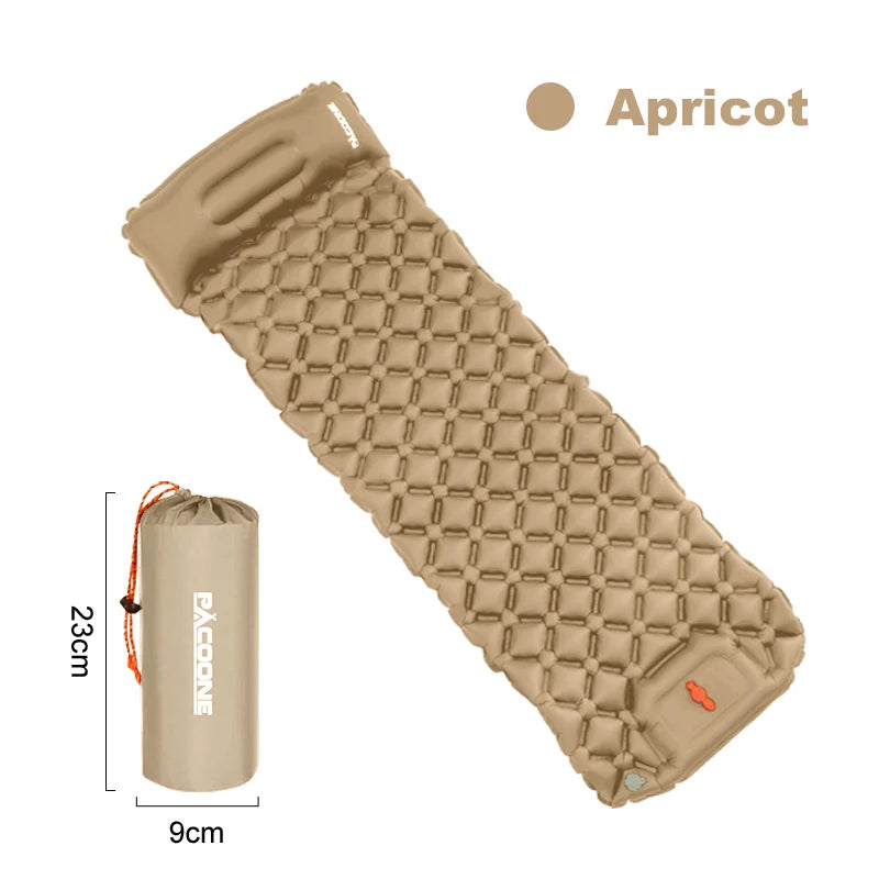 PACOONE Outdoor Camping Sleeping Pad Inflatable