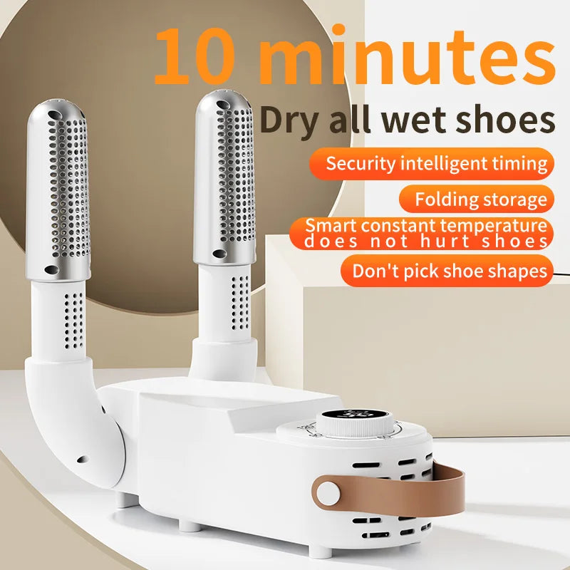 Shoe Dryer Intelligent Timer Adjustable Dryer Quick Drying