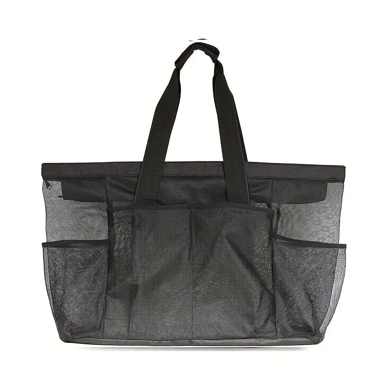1pc Extra Large Mesh Beach Bag Breathable Mesh