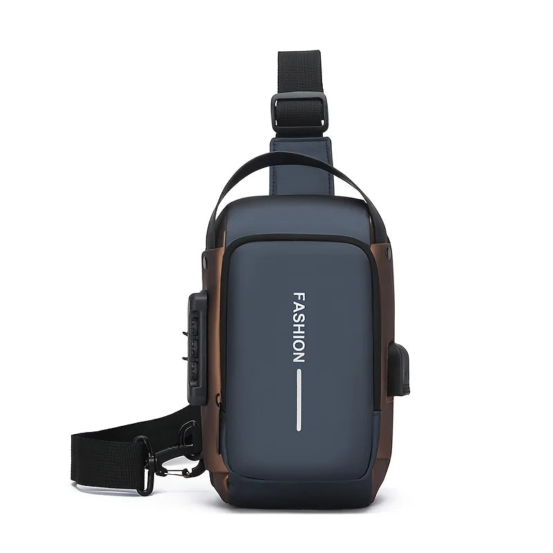 Shoulder bag with phone pocket and zipper closure for everyday travel