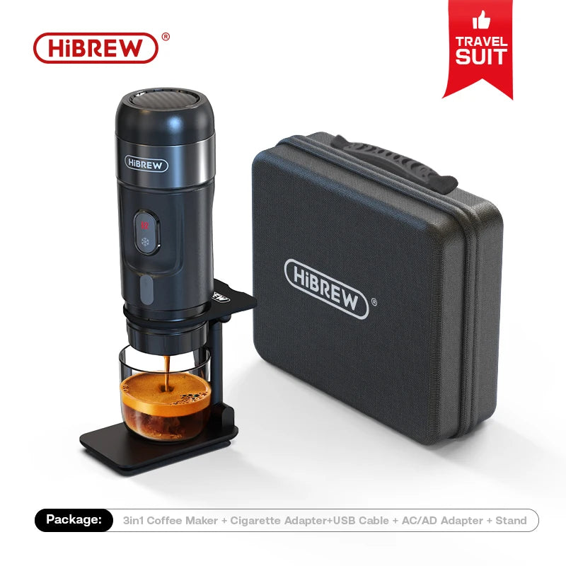 HiBREW Portable Coffee Machine for Car & Home
